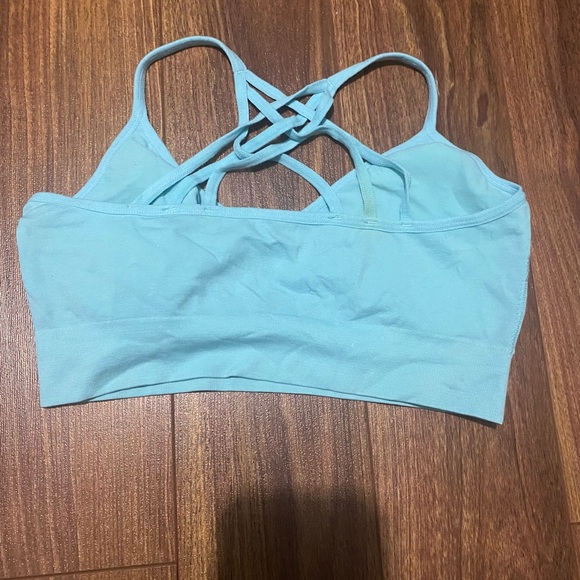 Blue Sports Bra - Picture 3 of 3